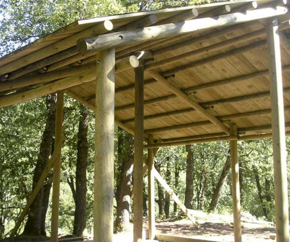Cobertizos y pergolas I
