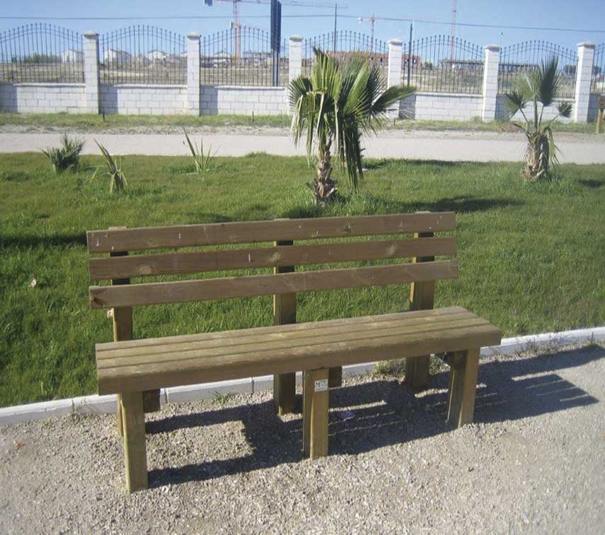 Bancos y mesas, banco Lucía