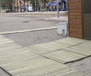 Puentes y pasarelas, pasarela enrollable