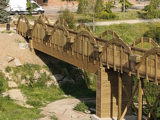 Pasarela de 46,5 metros en Colmenar Viejo